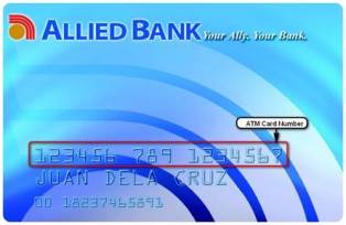 atm number card member account banks